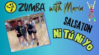 JLO ft Gente De Zona  🔥Ni Tú Ni Yo🔥 ZUMBASALSATONchoreo by Maria [upl. by Gayner]