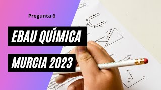 Examen EBAU Química Murcia 2023 Pregunta 6  Ejercicio de equilibrio químico y acidezbasicidad pH [upl. by Ellenet700]