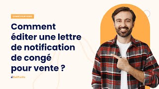 Comment éditer une lettre de notification de congé pour vente [upl. by Larret]