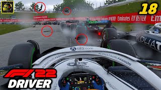 CAREER DAY ENDS IN PAIN HAAS TAKEOVER LEGAL ISSUES  F1 22 Driver Career Mode Part 18 [upl. by Cook]