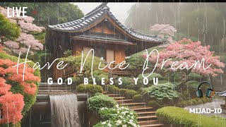 SOFT RAIN Sound  Cool autumn for Sleeping in Bedroom Sleep and Relaxation Meditation [upl. by Inohs]