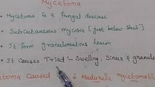 Mycetoma  Madurella mycetomatis  Madura Foot Part 1 [upl. by Jareen55]