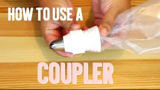 How to Use a Coupler and Piping Bag by Yummy Paper [upl. by Aalst]