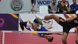 SERU DAN MENEGANGKAN MALAYSIA VS INDONESIA  ISTAF WORLD CUP SEPAK TAKRAW 2024  SEMI FINAL REGU [upl. by Parthen]