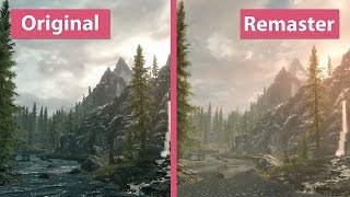 Skyrim – PC Original vs Special Edition Remaster Graphics Comparison [upl. by Etnomal]