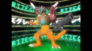 GeoGreymon  RizeGreymon Brasil HD [upl. by Attenweiler]