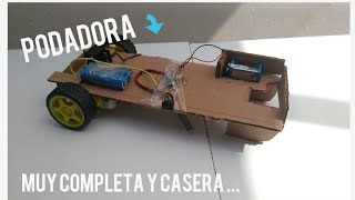 Podadora de Pasto Automática casera  Cómo hacer una cortadora de pasto casera y automáticapart 1 [upl. by Ilah298]