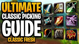 ULTIMATE Class Picking Guide for Classic WoW Fresh Leveling Speed PvE PvP and Difficulty [upl. by Arahd423]