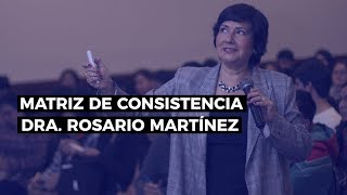 Cómo hacer la matriz de consistencia  Dra Rosario Martínez [upl. by Quincey]