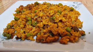 Arroz con Calamares en Salsa Americana en Airfryer [upl. by Ylreveb384]