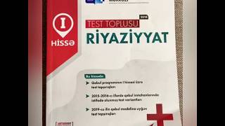 Riyaziyyat Test Toplusu 2018 1ci hissə cavablar [upl. by Obrien]