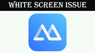 How To Fix ApowerMirror App White Screen Issue Android amp Ios [upl. by Littell]