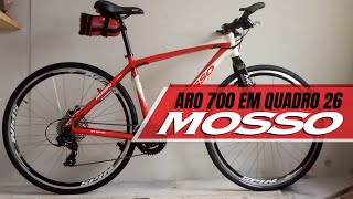 Cuidando da bicicleta na quarentena MOSSO Allure  aro 700 em quadro 26 [upl. by Sokcin]