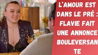 L’amour est dans le pré  Flavie fait une annonce bouleversante ce qui vous attend ce lundi sur M6 [upl. by Naitsirhk560]