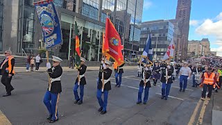 Mourne Young Defenders flute band  Glasgow Boyne Celebrations 6thJuly 2024 [upl. by Lidah]