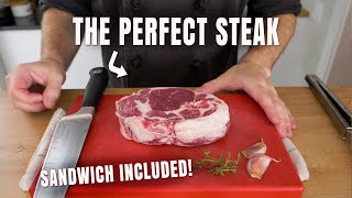 How To Make PERFECT Entrecote Ribeye Steak at Home Like a Pro Chef [upl. by Rocker]