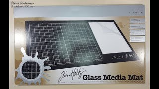 Do You Need a Tim Holtz Glass Media Mat My Tests amp Review [upl. by Ramma]