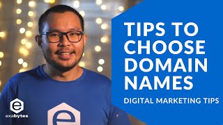 3 Tips to Choose Domain Names  Watch this before you buy [upl. by Anoblav]