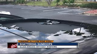 What causes sunroofs to shatter [upl. by Keung943]