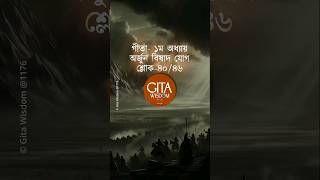 Gita Chapter1 slok40🪔 Gita in bengali viral shortsfeed trending gitawisdom shorts viral [upl. by Bibah843]