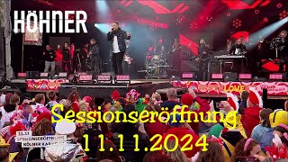 Höhner  Sessionseröffnung Kölner Karneval 11112024 [upl. by Limay]