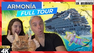 🚢CRUCERO MSC ARMONÍA 🛳 FULL TOUR en Caro y Marian de Turistas [upl. by Ylecara990]