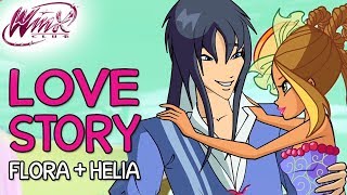 Winx Club  Flora and Helias love story from Season 2 to Season 7 [upl. by Skerl]