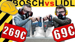 69€ PARKSIDE BOHRHAMMER schlägt BOSCH  WERKZEUG NEWS 41 [upl. by Danny598]