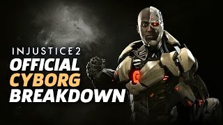 Injustice 2  Cyborg Official Moveset and Breakdown [upl. by Levitt]