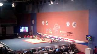 Training Hall amp Competition Footage 2012 European Senior Weightlifting Championships [upl. by Assilav111]