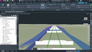 Civil 3D Tutorial CH14 Drive Through Corridor Use drive tools in civil 3d Analyze Pannel [upl. by Isidora]