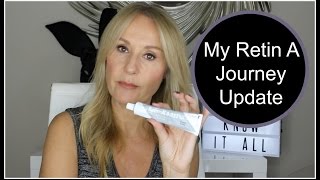 My Retin A Journey Update  Nadine Baggott [upl. by Eellac600]