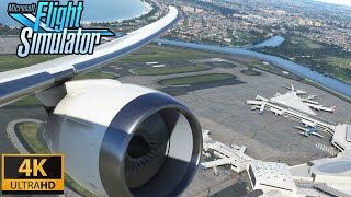 4K Qantas 78710 Takeoff from Sydney  Microsoft Flight Simulator 2020 [upl. by Maxentia944]