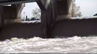 Opening of Bonnet Carre Spillway from an air boat [upl. by Gnim389]