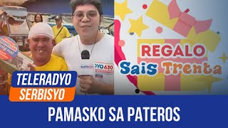 Regalo Sais Trenta offers gift packs cash to Kaserbisyo in Pateros  10 December 2024 [upl. by Ynnad]