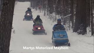 Sleds Departing To Start The 2024 Constance Bay Old Sled Run [upl. by Dean]