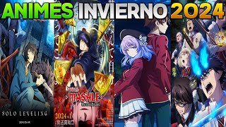 ANIMES MAS ESPERADOS INVIERNO 2024  Un Otaku Mas [upl. by Lach]