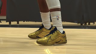 NBA 2K25 Next Gen Shoe Creator  Nike LeBron 22 PE quotOlympic Gold  LeBron Jamesquot [upl. by Timmy]