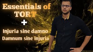 Essentials of tort  Damnum sine injuria and injuria sine damnoIn detail with case laws [upl. by Weylin458]