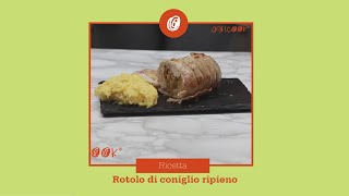 Rotolo di coniglio ripieno [upl. by Eelirol]