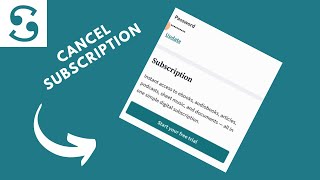 How to Cancel Scribd Subscription [upl. by Omland]