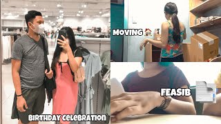 VLOG • birthday vlog moving 📦 amp feasib ERICKA [upl. by Yttak]