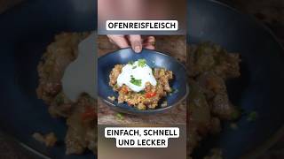 OFENREISFLEISCH vom Gasgrill einfach schnell und lecker bbq fleisch shorts [upl. by Merfe696]