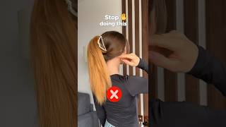 Easy Claw Clip Hairstyle hairtutorial clawcliphairstyles longhair shorthair easyhairstyle [upl. by Ortensia]