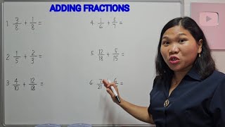 ADDING FRACTIONS [upl. by Navarro135]