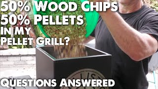 Replacing Pellets With Wood Chips In My Pellet Grill On A Long Cook [upl. by Ydne95]