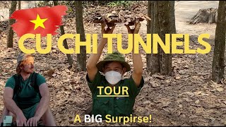 Visiting the Cu Chi Tunnels  Half Day Tour  Vietnam [upl. by Amsden]