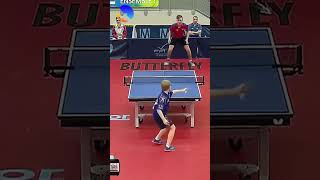 Felix Lebrun as a kid defeated top players worldtabletennis felixlebrun [upl. by Euqinemod157]