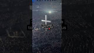 700000 People together for Jesus Christ christianworship hallelujah [upl. by Homovec]