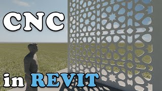 أسهل طريقة لعمل مشربية على ريفيت  CNC in Revit [upl. by Netniuq]